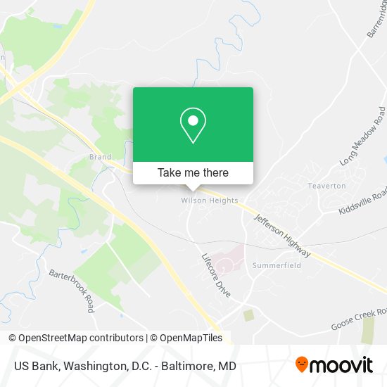 Mapa de US Bank