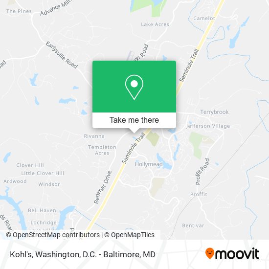 Kohl's map