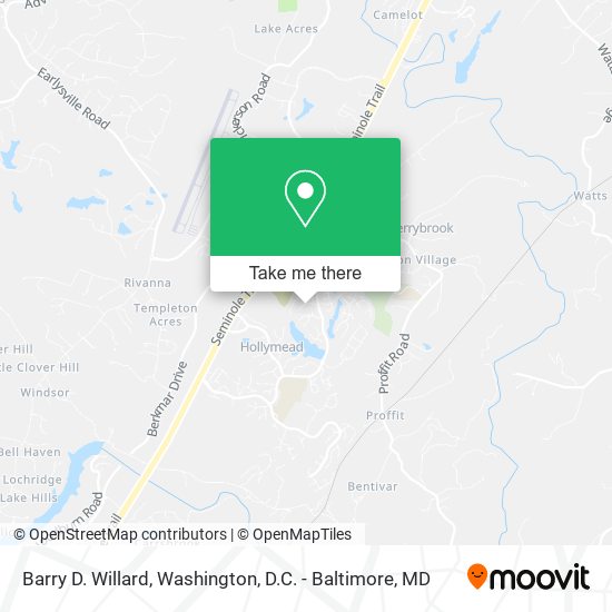 Barry D. Willard map