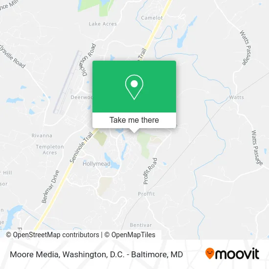 Moore Media map