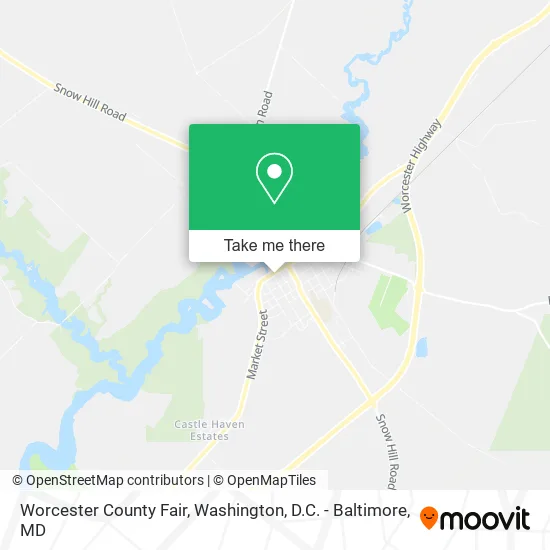 Worcester County Fair map