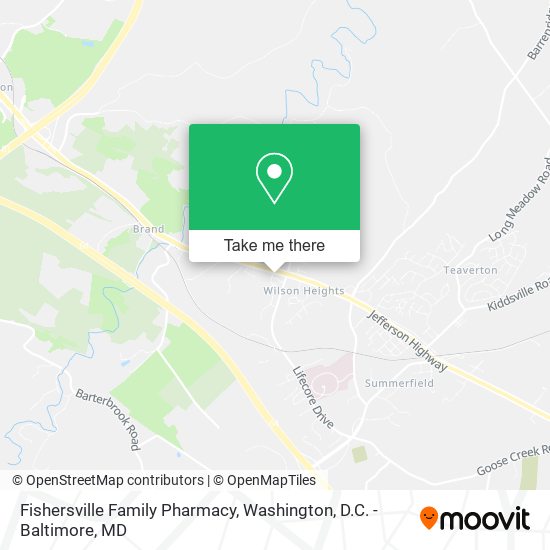 Fishersville Family Pharmacy map