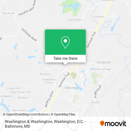 Washington & Washington map