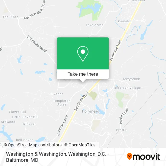 Washington & Washington map