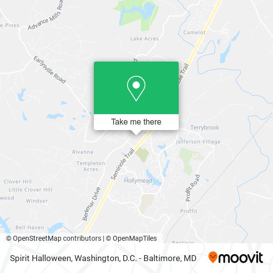 Spirit Halloween map