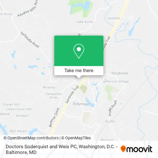 Mapa de Doctors Soderquist and Weis PC