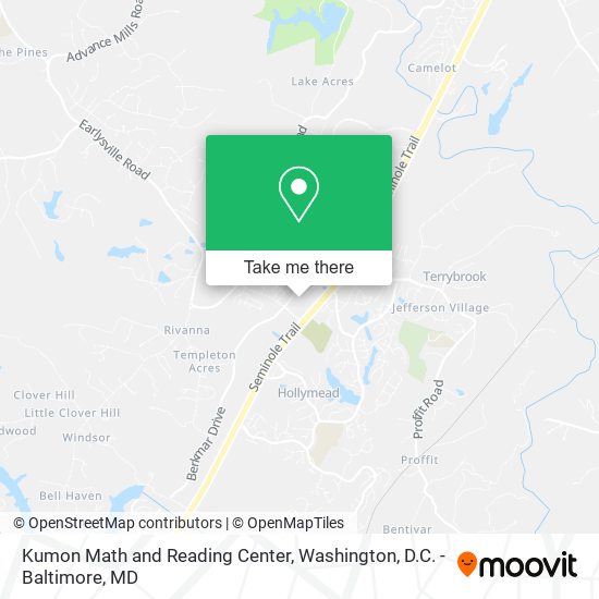 Kumon Math and Reading Center map