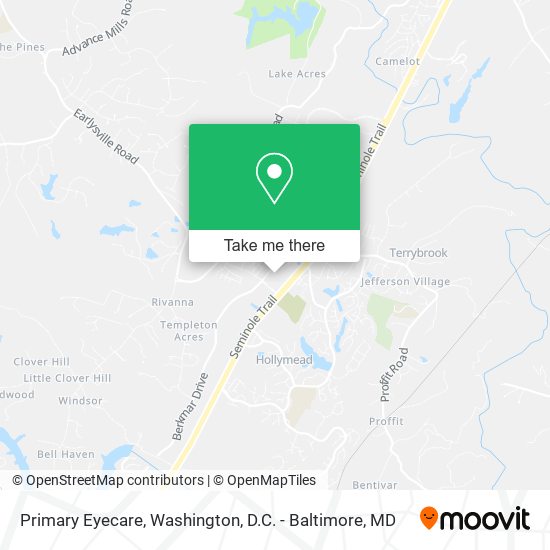 Mapa de Primary Eyecare
