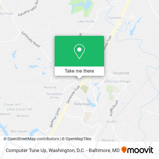 Computer Tune Up map