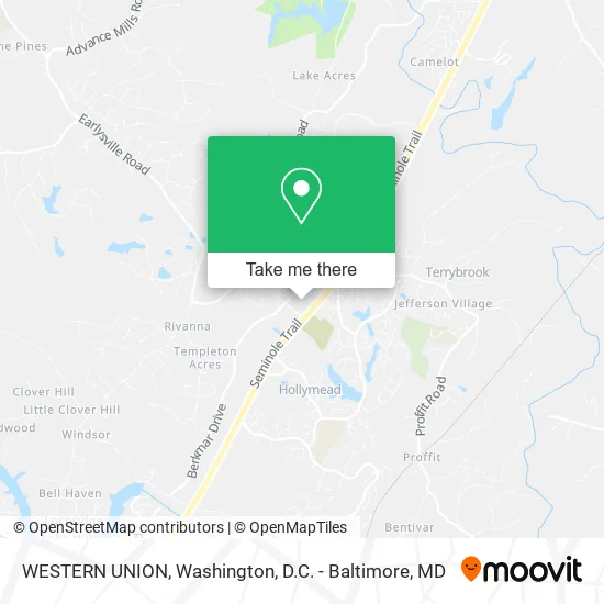 WESTERN UNION map