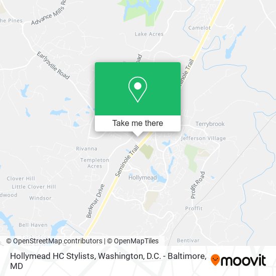 Hollymead HC Stylists map