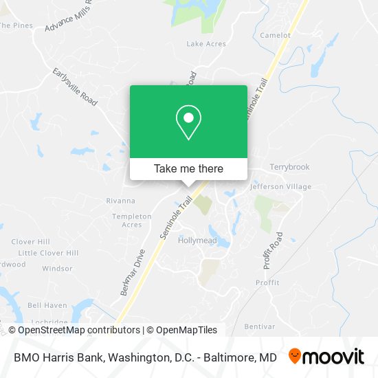 BMO Harris Bank map