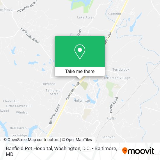 Mapa de Banfield Pet Hospital