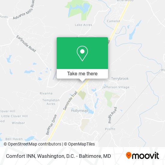 Comfort INN map