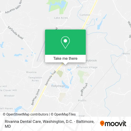 Rivanna Dental Care map