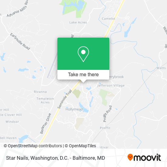 Star Nails map