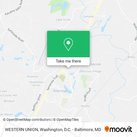 WESTERN UNION map