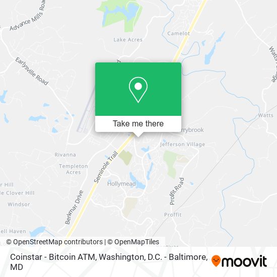 Coinstar - Bitcoin ATM map