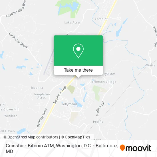 Coinstar - Bitcoin ATM map