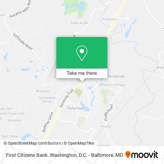 First Citizens Bank map