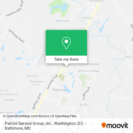 Patriot Service Group, Inc. map