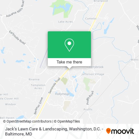 Jack's Lawn Care & Landscaping map