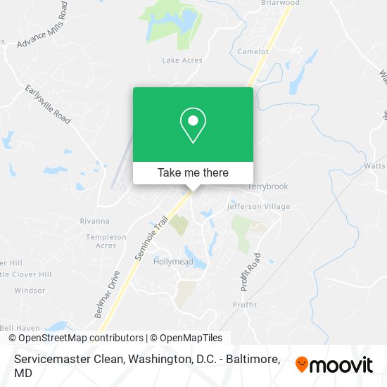 Mapa de Servicemaster Clean