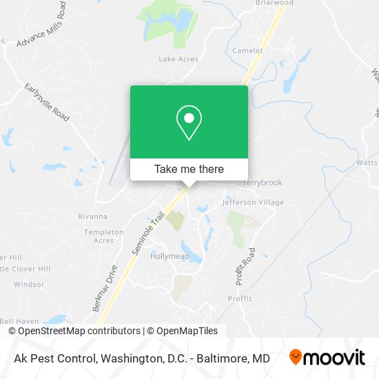 Ak Pest Control map