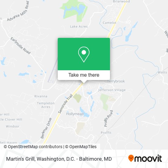 Martin's Grill map