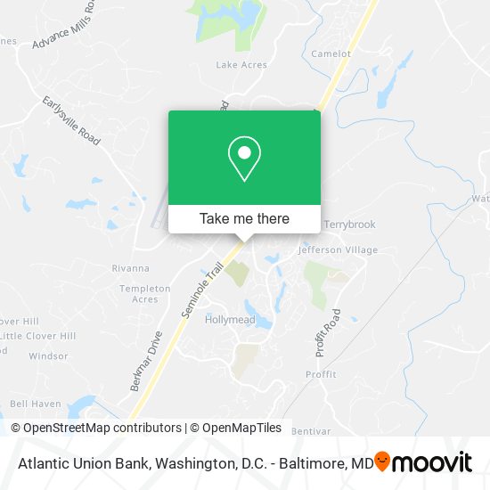 Atlantic Union Bank map