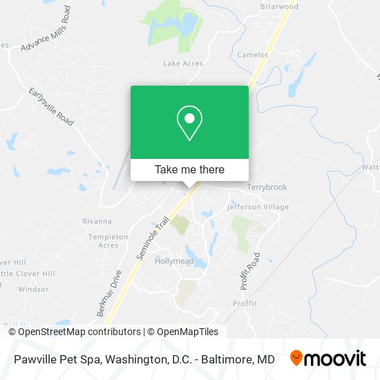 Pawville Pet Spa map
