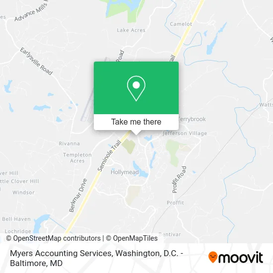 Myers Accounting Services map