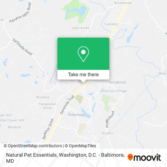 Natural Pet Essentials map