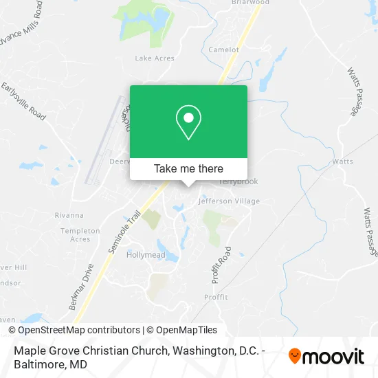 Maple Grove Christian Church map
