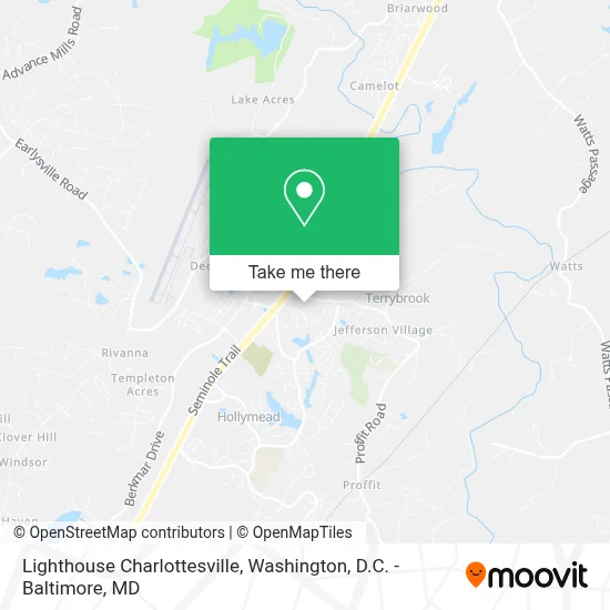 Lighthouse Charlottesville map