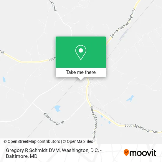 Gregory R Schmidt DVM map