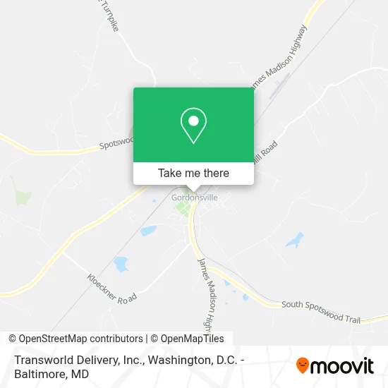 Transworld Delivery, Inc. map