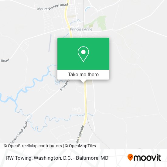 Mapa de RW Towing