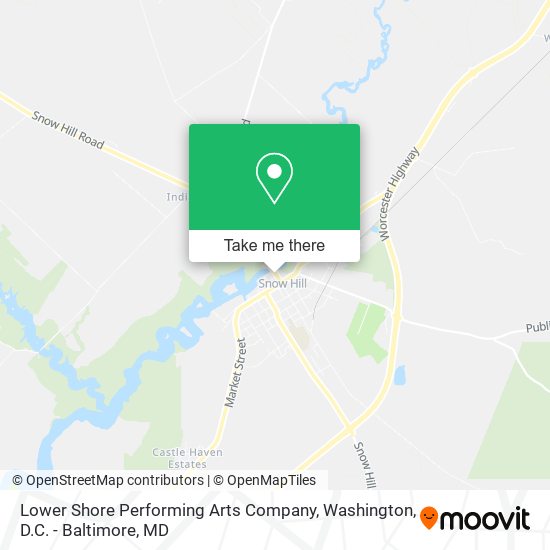 Lower Shore Performing Arts Company map