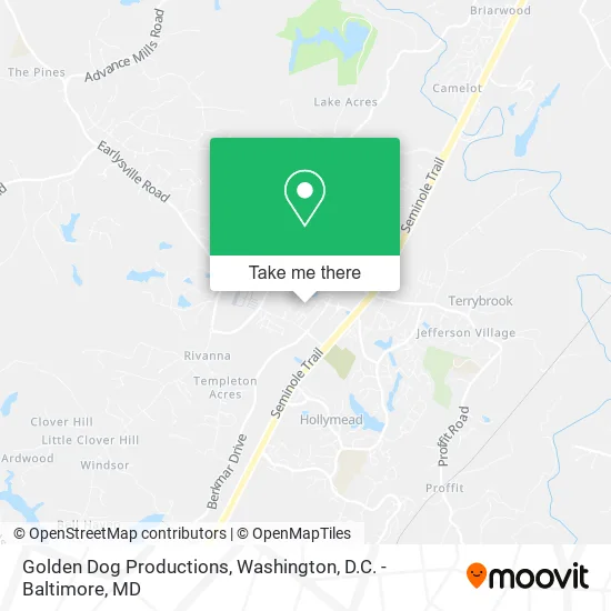Golden Dog Productions map