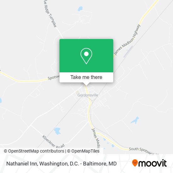 Nathaniel Inn map