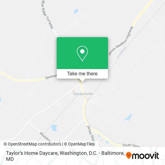 Mapa de Taylor's Home Daycare