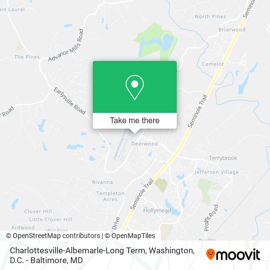 Charlottesville-Albemarle-Long Term map