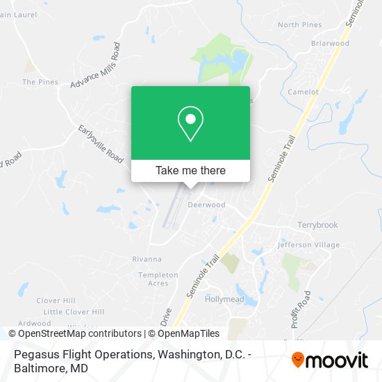 Pegasus Flight Operations map