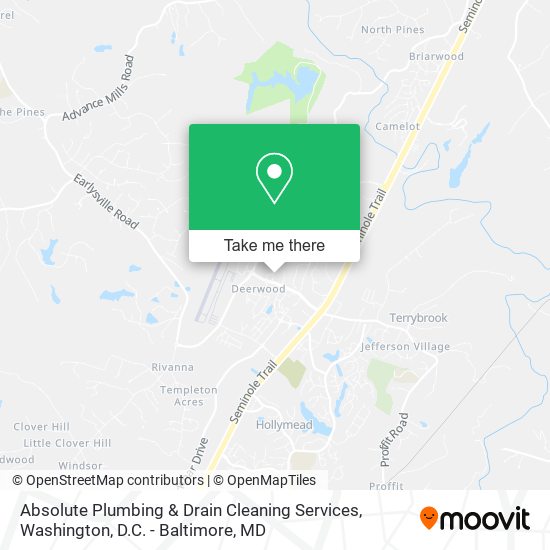 Absolute Plumbing & Drain Cleaning Services map