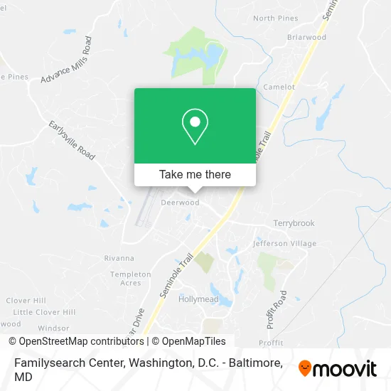 Familysearch Center map