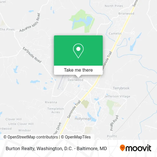 Burton Realty map
