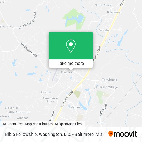 Mapa de Bible Fellowship