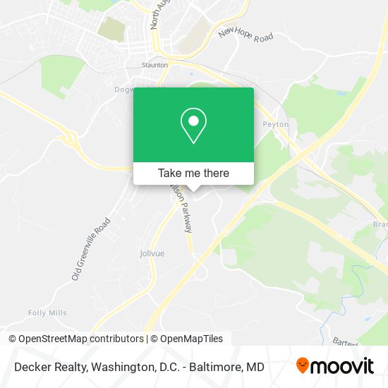 Mapa de Decker Realty
