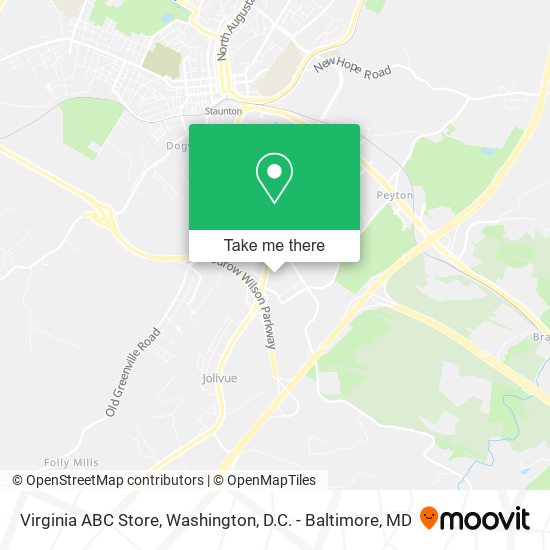 Mapa de Virginia ABC Store